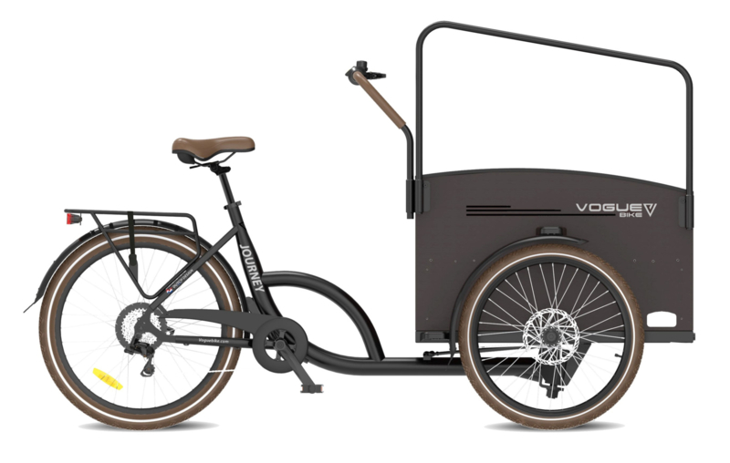 vogue journey bakfiets bruin